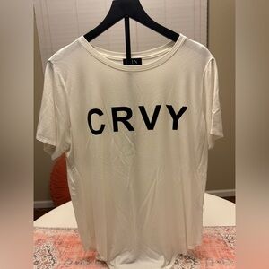KIN CRVY Cream Top